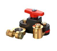 Control de Corte de Batería para Coche,Interruptor Rotativo Manual de Cobre 12-24V | Cortacircuitos para Batería,para Camión Vehículo Marino Yate Quad