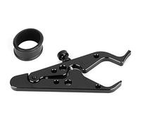 Control de crucero de motocicleta con protección de anillo, Abrazadera de bloqueo de mano/muñeca de aluminio con acelerador asistido Herramienta de asistencia para motocicleta moto