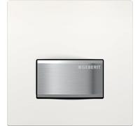 Mando para urinario Geberit con desagÃŒe neumÃ¡tico, placa de accionamiento tipo 50, Color: blanco-alpino - 116.016.11.5