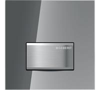 Mando para urinario Geberit con desagÃŒe neumÃ¡tico, placa de accionamiento tipo 50, Color: peinado - 116.016.SD.5