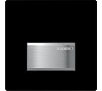 Mando para urinario Geberit con desagÃŒe neumÃ¡tico, placa de accionamiento tipo 50, Color: negro intenso RAL 9005 - 116.016.DW.5