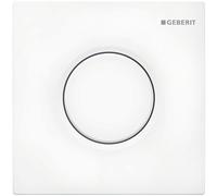 Mando para urinario Geberit con desagÌe neumático, placa actuadora tipo 01, Color: blanco-alpino - 116.011.11.5
