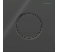 Control de descarga de urinario Geberit con accionamiento neumático de descarga, placas de accionamiento tipo 01, 116011DW5, Color: negro azabache - CM