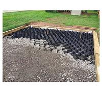 Control de erosión de rejilla de tierra, polietileno escalable para reparación de pistas de entrada, prevención de deslizamientos, estabilización de grava, 6 x 20 m (opciones de 5/7/10 cm de altura)