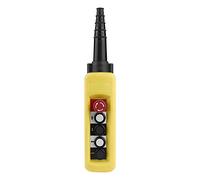 Control de estación colgante de grúa, interruptor de botón de polipasto de cadena de grúa 5A 500V interruptor colgante de control elevadores controlador colgante de elevación 4 botones para carros y g