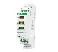 Control de Fase 3 x 230 V + N Fase buscapolo lámpara de Control de lámpara bombilla LK Detector de 713 K verde - amarillo - rojo 3 fases F & F 6011