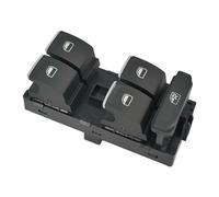 Control De Interruptor De Botón Elevador De Puerta De Ventana Eléctrica Del Conductor Delantero Izquierdo 5ED959857 Para Skoda Para Octavia 2012-2018 IENQBVL(Chrome)