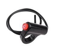 Control de Interruptor de Manillar Lámpara De Emergencia De Advertencia De Doble Flash, Intermitente De Señal, Interruptores De Botón De Luz De Peligro, Accesorios, 1 Ud.