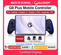 Control de Juego GameSir G8 Plus para Nintendo Switch 2/1, Steam, PC, Teléfono, iOS, Android, con Joysticks de Efecto Hall y Gatillos Analógicos Thanos Edition