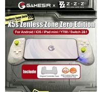 GameSir X5s Mando de Juego Móvil Edición Zenless Zone Zero para Android iOS iPad Mini y Teléfonos, Controlador para Switch 2/1 con Palancas de Efecto Hall ZZZ Phantom Black