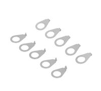 Control de la Guitarra Posición de la Perilla del Puntero Lavadora Varios Accesorios para Electric Guitars 10pcs (SILVER)