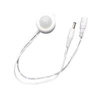 Control de luz nocturna de inducción, interruptor de sensor LED, retardo, luz de armario, controlador LED, atenuador LED(Wm-tg023a-dc-black)