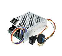 Control de motor de aleación de aluminio cepillado controlador de velocidad del motor 10-55 V, administra la dirección y la velocidad convenientemente actual