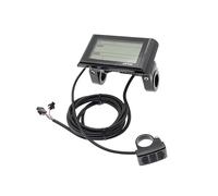 Control de pantalla LCD para bicicletas eléctricas, velocímetro, contador de velocidad de alambre para bicicleta eléctrica de 24 V, 36 V, 48 V, uso universal, medidor de pantalla LCD con conector