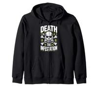Control de plagas Experto Bug Buster Humor Exterminador Vida Sudadera con Capucha