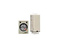 Control de retardo de encendido del relé de poca duración 1S/5S/10S/30S/60S/3M 14 pines DC24V 4NO+4NC con base H3Y-4-C(H3Y-4-C 1S base)