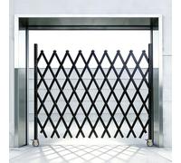 Control De Tráfico de Barricada Móvil Expandible de Acero Inoxidable ,valla de Tráfico Retráctil Con Ruedas Puerta de Seguridad Plegable,puerta de Barricada Portátil ,para El Control Del Tráfico