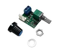 Control de ventilador de 4 pines con salida de canal único, 1 juego | Control de velocidad manual continuo, función de encendido/apagado integrada, conector de salida de 4 pines