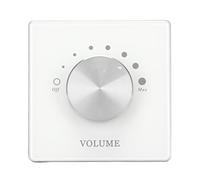 Control de Volumen del Altavoz en la Pared, Sistema de Audio para el Hogar Controlador de Volumen Inteligente con Ajuste de Volumen de 7 Niveles, Panel de Volumen con Perilla