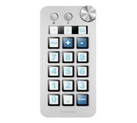 Mars Gaming MSD-Neo, Control Deck, 15 Teclas LCD Personalizables, Rueda de Control y Botón Dual, Pantalla Monitorización Extendida, Calculadora y Pad Numérico, Software Windows y macOS 10.15+, Blanco