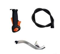 Control del acelerador, mango del interruptor, para FS120 FS200 FS250, desbrozadora, tubo de aluminio, conjunto de palanca del acelerador, control de velocidad, pieza de repuesto de agarre (A)