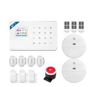 Control del APP de la ayuda del ladrón del detector del sensor de movimiento del de alarma de WIFI/GSM de la alarma casera elegante 4G Para Villas y Almacenes(KIT2)