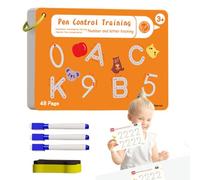 Control Del Lápiz De Seguimiento-Control Del Lápiz - Cuaderno De Ejercicios Para El Control Y El Seguimiento Del Lápiz, Libro Para Practicar En La Escritura Segura | La Escuela De Educación