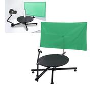 Control Deslizante de Cámara Giratoria de 360 Grados, Plataforma Giratoria de Fotografía Profesional Giratoria de 360 Grados, ángulo Ajustable, Plataforma Giratoria de 360 para