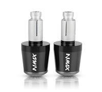 Control deslizante de peso 7/8 "22mm Para YAMAHA NMAX 155 NMAX155 125 150 N-MAX 125155 Manija De Extremo Barra Mano Motocicleta Empuñaduras Tapa Final(Titanium)