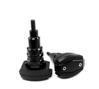 Control deslizante del marco de la motocicleta Para LONCIN Para VOGE 300R 300AC Varilla Protectora Contra Choques De Motocicleta Barra Anticaída Para Scooter(Negro)
