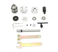 Control DIY Mini CNC Machine，Kit de Montaje de Ensamblaje del Husillo sin Motor con B12 Portabrocas M10 Manga Utilizado para Brocas de Bricolaje,Fresas de Banco,Sierras de Mesa