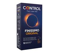 Control Finissimo Original Preservativos Súper Finos 0,05 mm de Látex Natural - 12 Preservativos