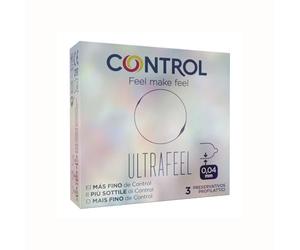 Control Finissimo Ultrafeel Preservativi Molto Sottili, 3 profilattici