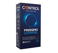 Control Finissimo Ultrafeel Preservativos Súper Finos 0,04 mm de Látex Natural - 10 Preservativos