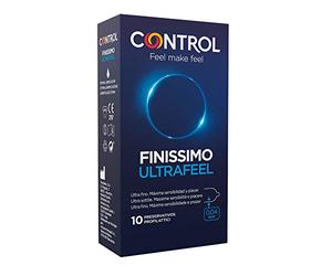 Control Finissimo Ultrafeel Preservativos Súper Finos 0,04 mm de Látex Natural - 10 Preservativos
