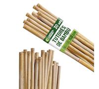 Control Garden Pack 30 Unidades Tutor de Bambú Ecológico de 150 cm | Estaca Natural Caña Sujetar Plantas ø 10-12 | Varillas Árboles, Hortalizas, Enredaderas y Cultivos