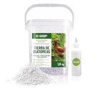 CONTROL GARDEN Tierra de Diatomeas Micronizada Sin Aditivos 1,8 KG + Pulverizador | Fertilizante 100% Ecológico No Calcinado | Aditivo Alimenticio E-551C para Piensos Animales | Fabricado en España