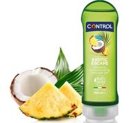 CONTROL Gel 2 En 1 Masaje Y Placer 200 Ml - Gel Hidratante Para Sensación De Bienestar