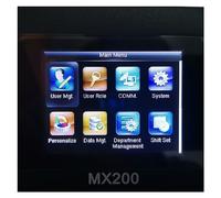 Control horario empleados, MX200 Tcp/Ip RFID 125khz de asistencia de tarjeta SSR tarjeta de proximidad reloj de tiempo máquina de Control de empleado dispositivo electrónico para empleados(English Men