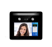 Control Horario Empleados, Reloj de tiempo for empleados pequeñas empresas de software libre TCP/IP 3D Control de acceso a la cara Control de acceso al acceso facial de 1.5 m de reconocimiento