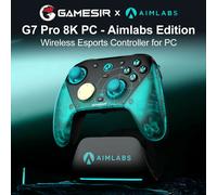 GameSir G7 Pro 8K PC Mando Inalámbrico Esports - Frecuencia 8000Hz, Sticks Mag-Res TMR Gen-2, Botones Macro, Control de Movimiento, 1 Mes Aimlabs+ gratis - Edición Aimlabs