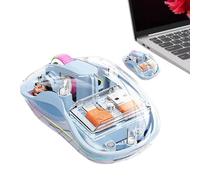 Control inalámbrico recargable para computadora, control inalámbrico recargable para computadora, control de computadora sin ruido para trabajar, aprender y jugar para sala de estar, dormitorio,