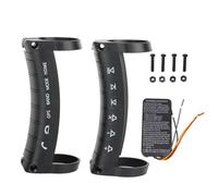 Control inalámbrico Universal del Volante - Compatible con DVD/Radio/Sistemas de navegación del Coche, Adaptador de Control del Volante con botón Remoto Plug & Play (Negro)