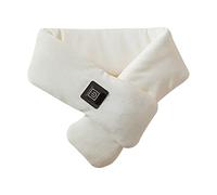 Control inteligente de temperatura de 3 velocidades, bufanda calefactora, frío de invierno, calefacción eléctrica, cuidado del cuello, carga USB inteligente, bufanda de calefacción, compresa caliente, calentador eléctrico JFn210 (E, talla única)