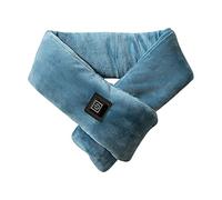 Control inteligente de temperatura de 3 velocidades, bufanda calefactora, frío de invierno, calefacción eléctrica, cuidado del cuello, carga USB inteligente, bufanda de calefacción, compresa caliente, calentador eléctrico JFn210 (C, talla única)