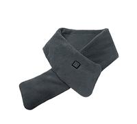 Control inteligente de temperatura de 3 velocidades, bufanda calefactora, frío de invierno, calefacción eléctrica, cuidado del cuello, carga USB inteligente, bufanda de calefacción, compresa caliente, calentador eléctrico Rg823 (gris, talla única)