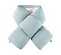 Control inteligente de temperatura de 3 velocidades, bufanda calefactora, frío de invierno, calefacción eléctrica, cuidado del cuello, carga USB inteligente, bufanda calefactora, compresa caliente, calentador eléctrico JFn196 (verde, talla única)