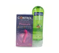 Control Juguete Erótico Vibrador 1 ud y Lubricante 200 ml Pack
