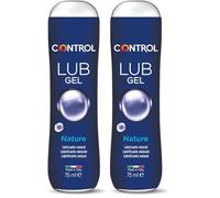 CONTROL Lubricante, Nature, Transparente, 75 ml (Paquete de 2)