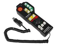 Control manual de la máquina de grabado CNC, puerto USB, control de 6 ejes para Plug and Play con función de encendido/apagado del husillo de parada de emergencia para grabado en